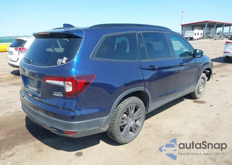 2022 Honda Pilot Awd Sport from USA, damaged, VIN 5FNYF6H39NB061486